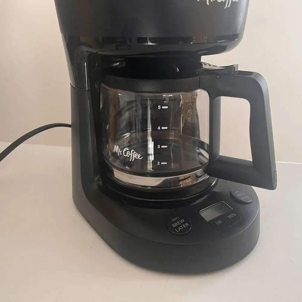Mr Coffee/Mini Brew Programmable 5 Cup Drip Coffee Maker Brewer #BVMC-PCO5BL4